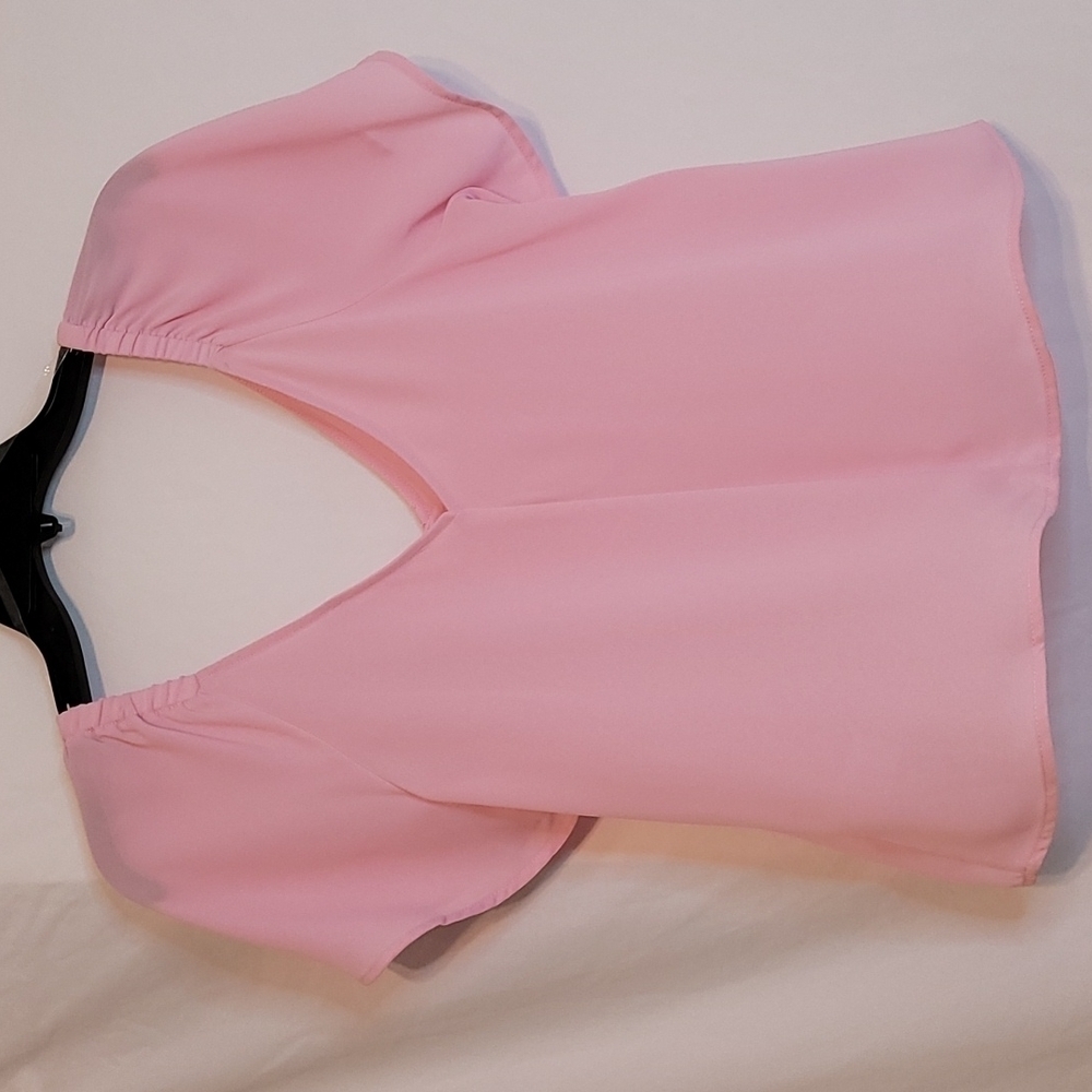 𝅺All in Favor  Button Up Flutter Sleeve  Top - Picture 5 of 5